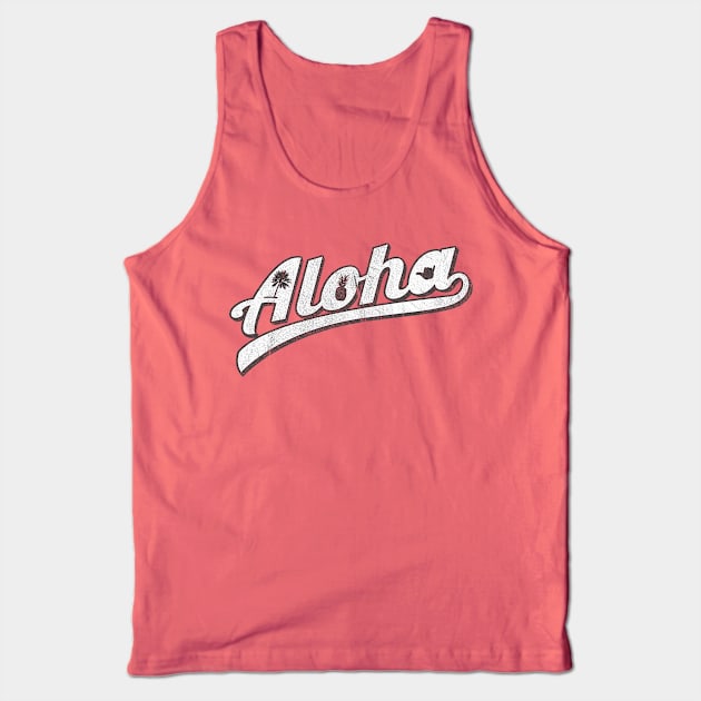 Aloha - Palm Tree, Pineapple, Shaka Tank Top by ArtDiggs